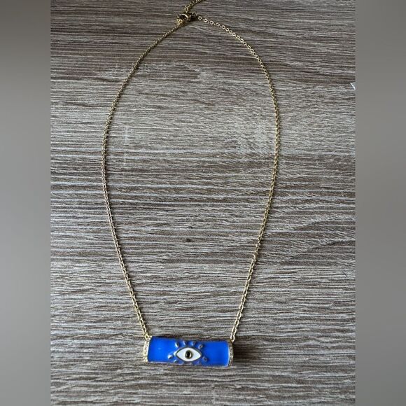 Bohemian evil eye necklace N621 - Picture 2 of 5